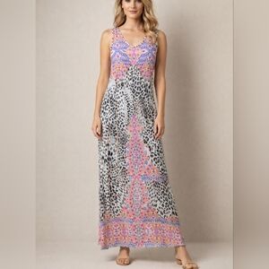 FERAUD PARIS  MAXI SUMMER DRESS SIZE MEDIUM